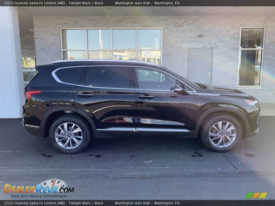 Twilight Black 2020 Hyundai Santa Fe Limited AWD Photo #3