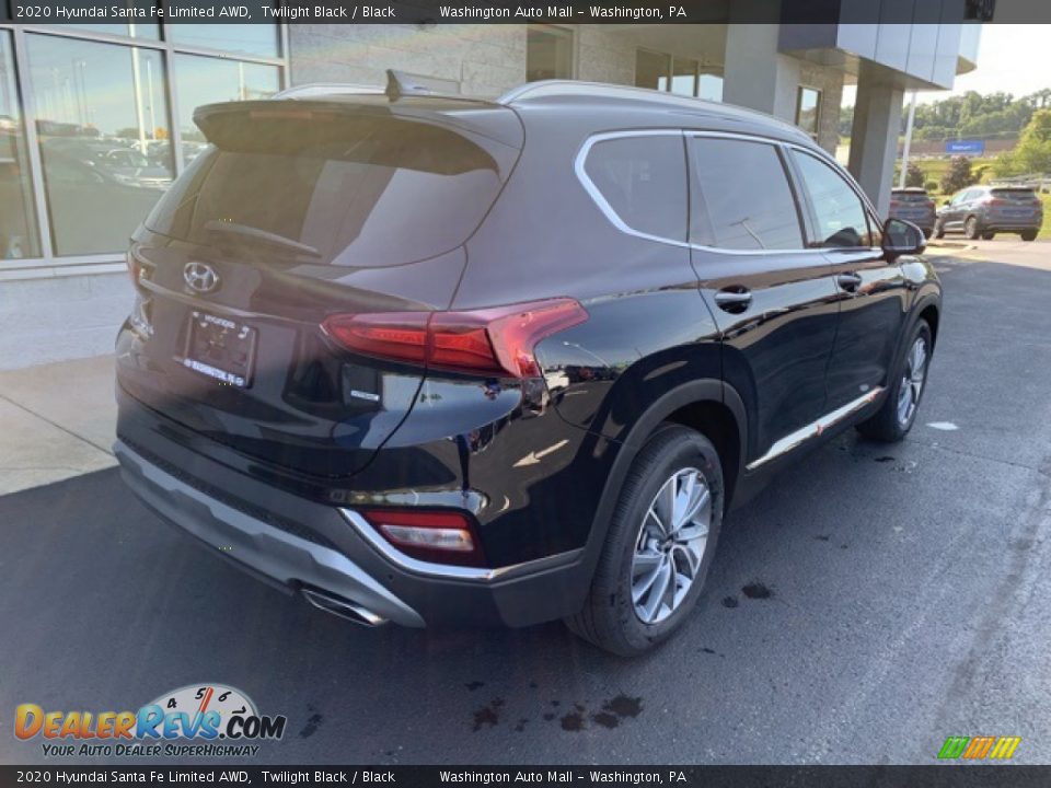 2020 Hyundai Santa Fe Limited AWD Twilight Black / Black Photo #4