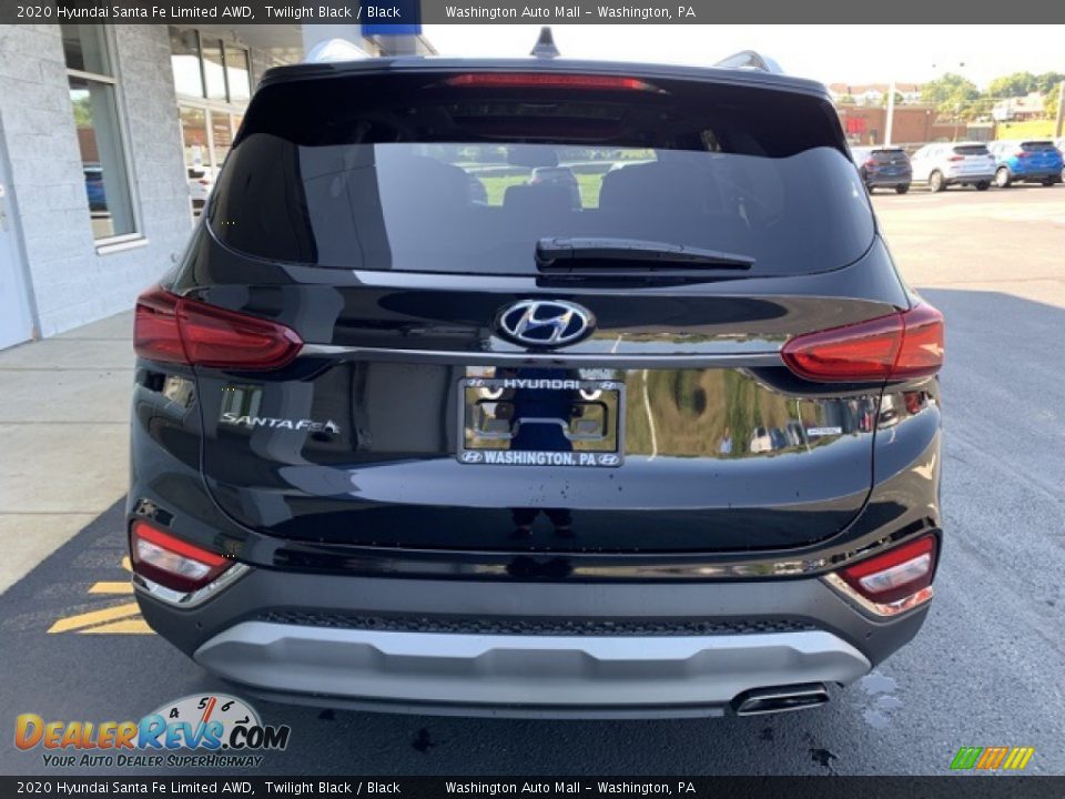 2020 Hyundai Santa Fe Limited AWD Twilight Black / Black Photo #5