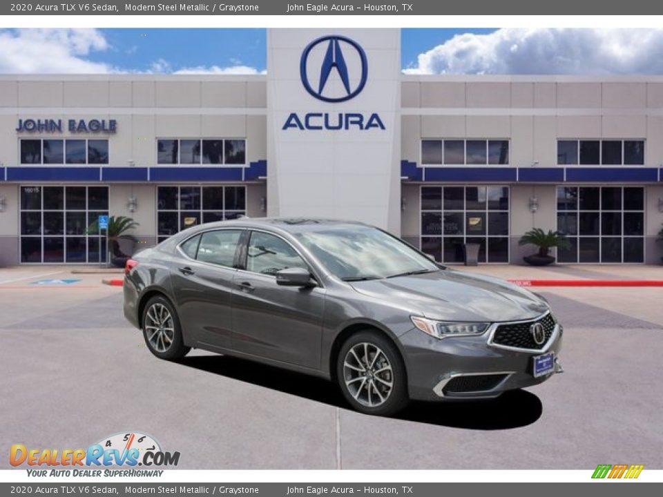 2020 Acura TLX V6 Sedan Modern Steel Metallic / Graystone Photo #1