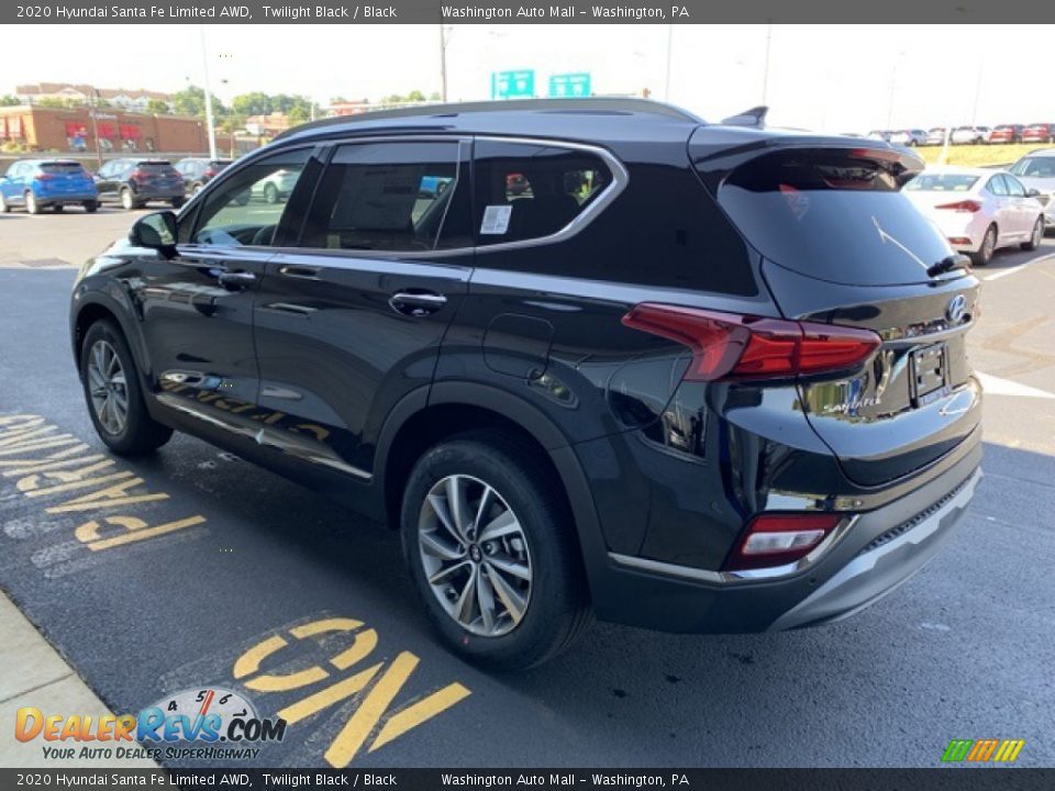 2020 Hyundai Santa Fe Limited AWD Twilight Black / Black Photo #6