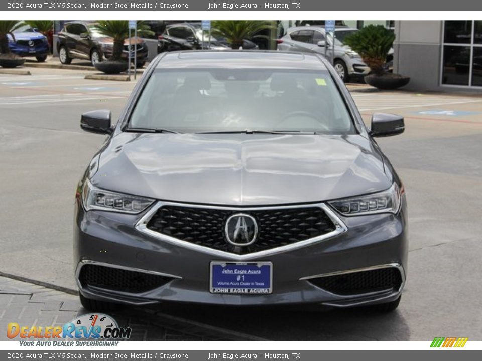 2020 Acura TLX V6 Sedan Modern Steel Metallic / Graystone Photo #2
