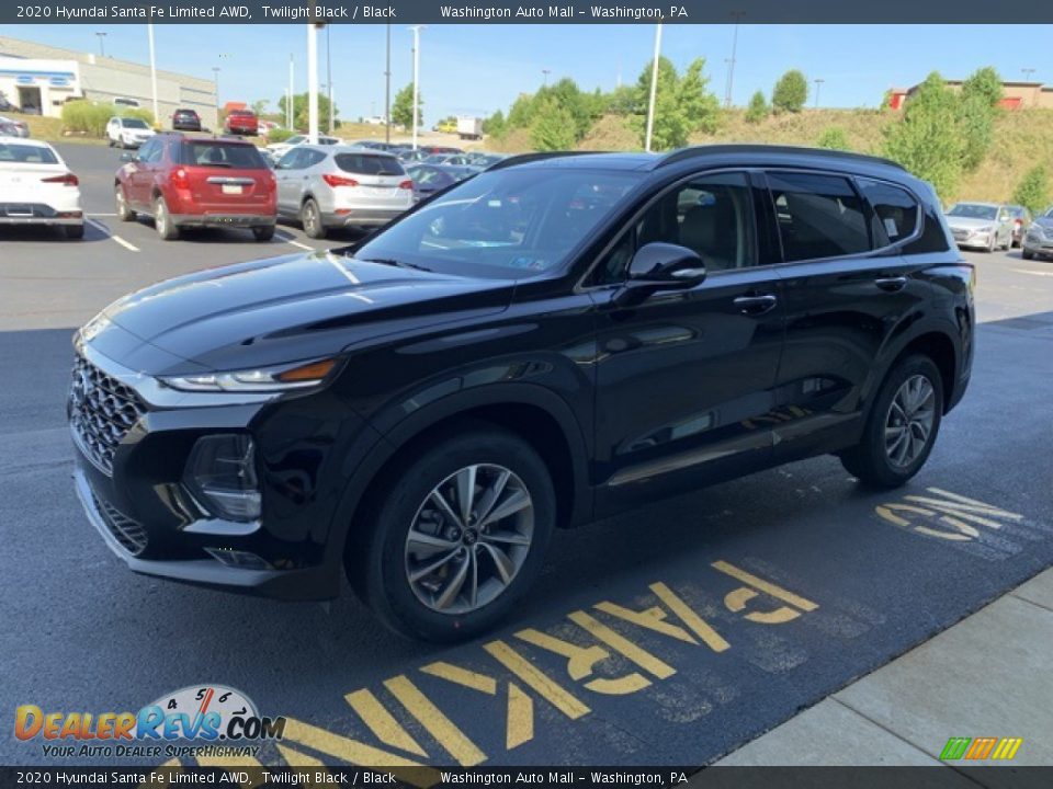 2020 Hyundai Santa Fe Limited AWD Twilight Black / Black Photo #7