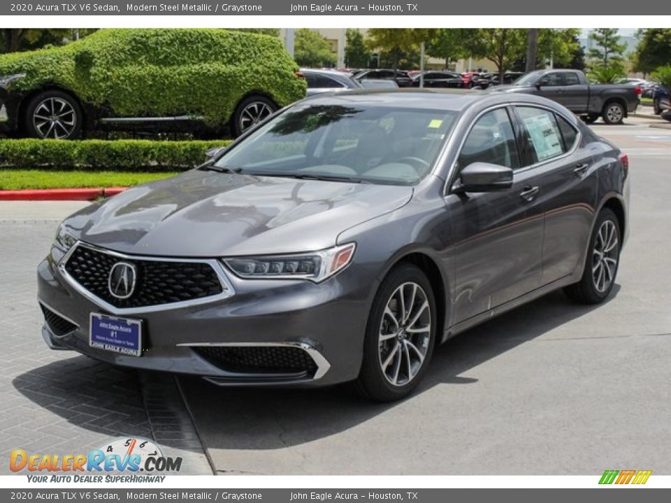 Front 3/4 View of 2020 Acura TLX V6 Sedan Photo #3