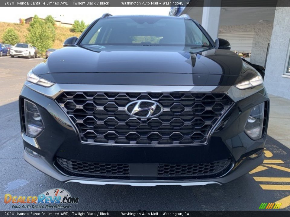 2020 Hyundai Santa Fe Limited AWD Twilight Black / Black Photo #8