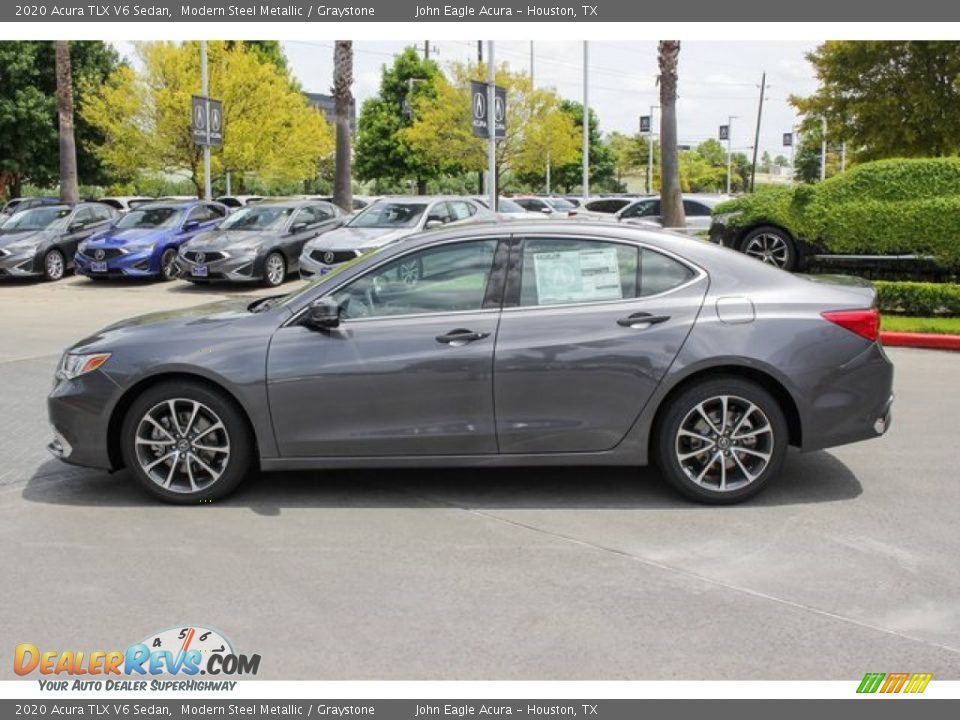 Modern Steel Metallic 2020 Acura TLX V6 Sedan Photo #4