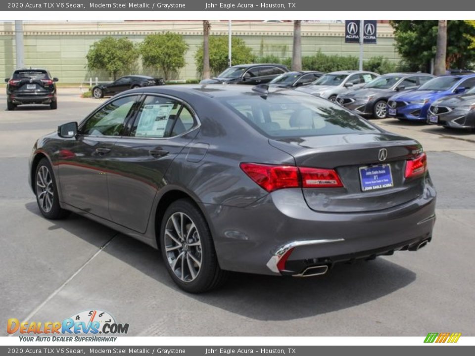 2020 Acura TLX V6 Sedan Modern Steel Metallic / Graystone Photo #5