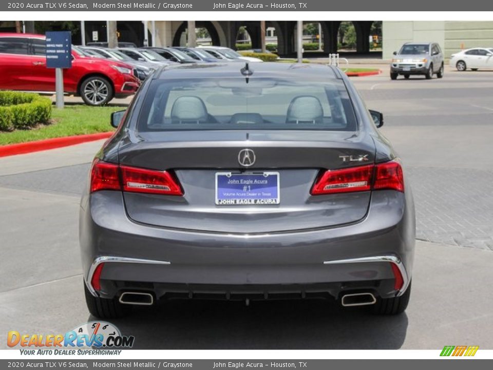2020 Acura TLX V6 Sedan Modern Steel Metallic / Graystone Photo #6