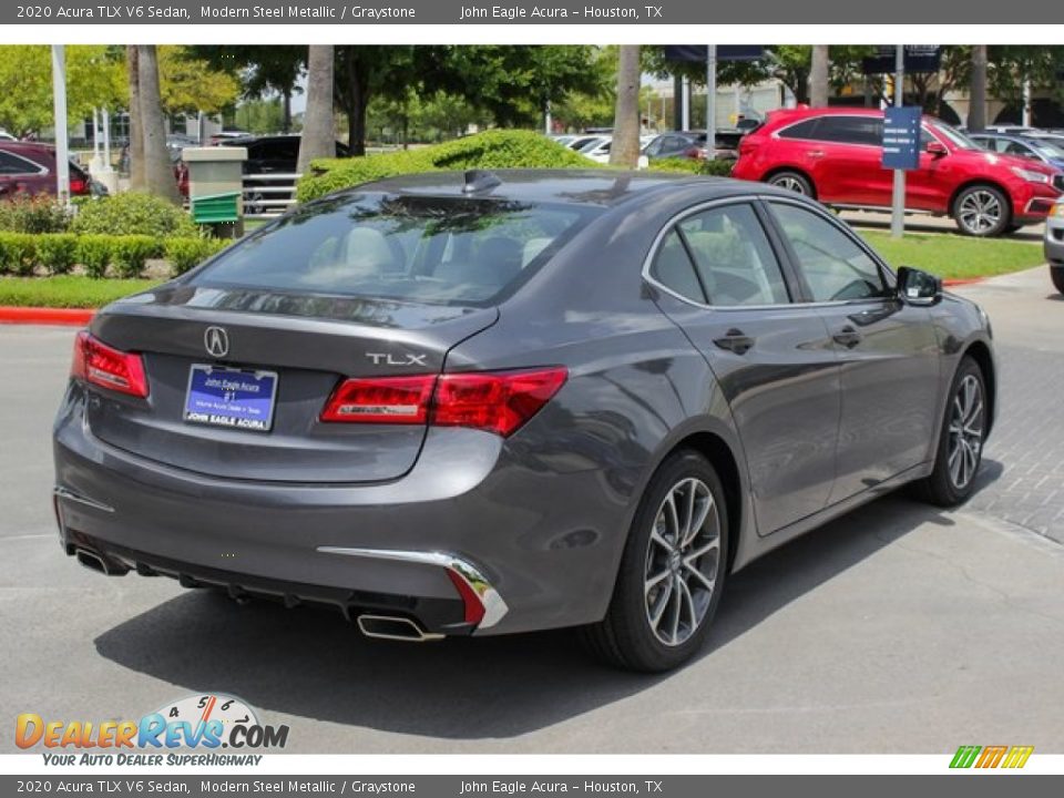 2020 Acura TLX V6 Sedan Modern Steel Metallic / Graystone Photo #7