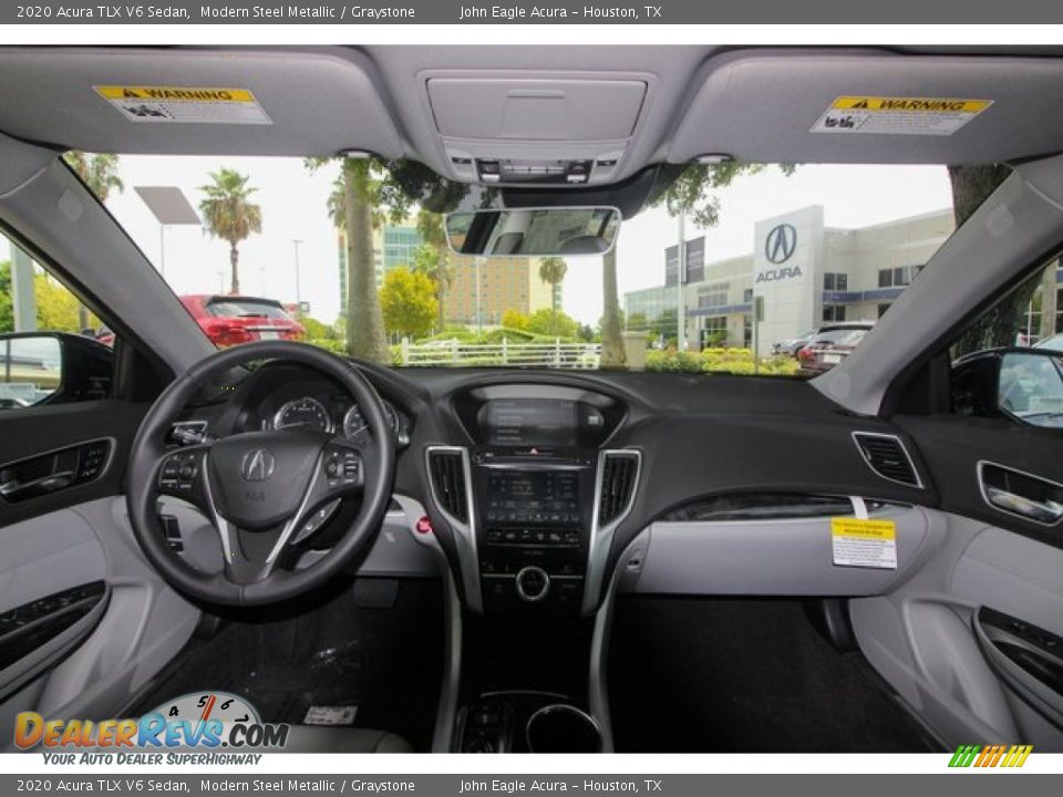 2020 Acura TLX V6 Sedan Modern Steel Metallic / Graystone Photo #9
