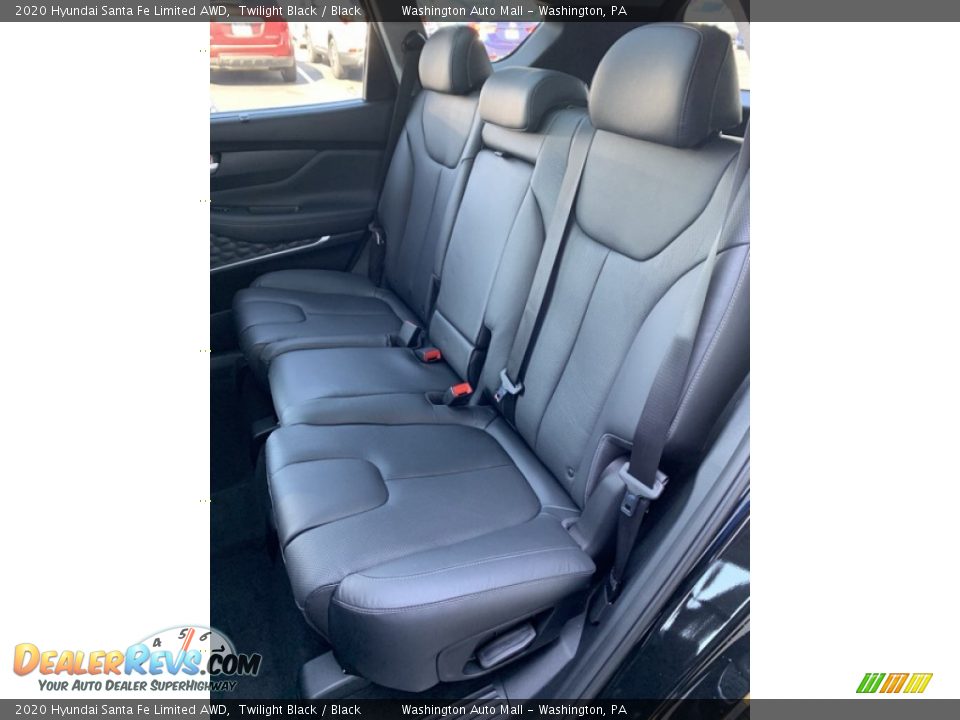 Rear Seat of 2020 Hyundai Santa Fe Limited AWD Photo #20