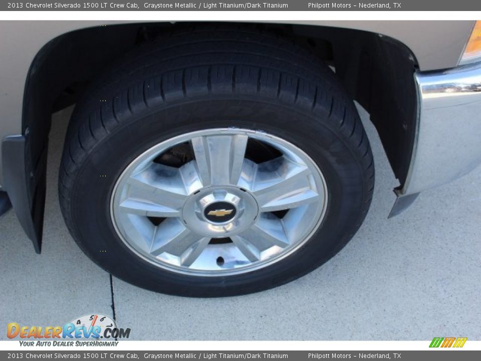 2013 Chevrolet Silverado 1500 LT Crew Cab Graystone Metallic / Light Titanium/Dark Titanium Photo #8