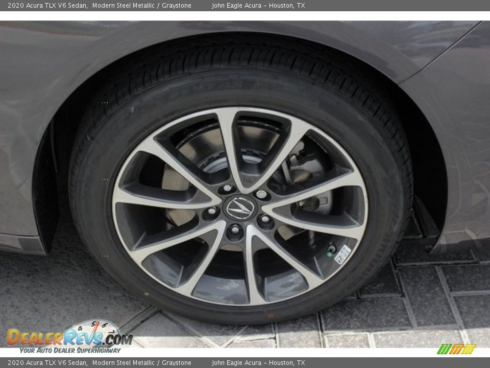 2020 Acura TLX V6 Sedan Modern Steel Metallic / Graystone Photo #11