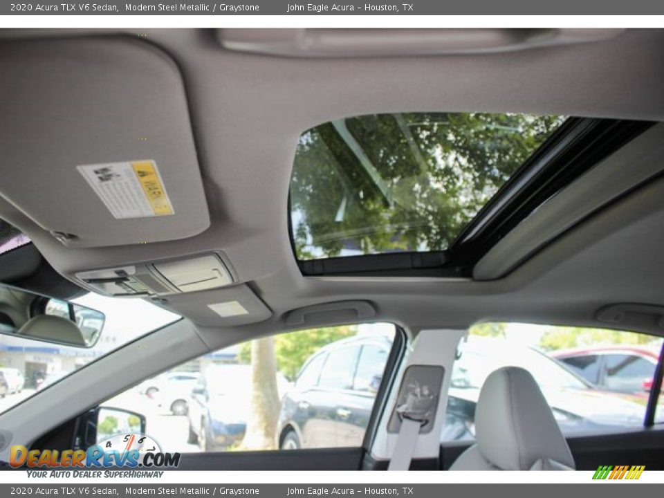 2020 Acura TLX V6 Sedan Modern Steel Metallic / Graystone Photo #14