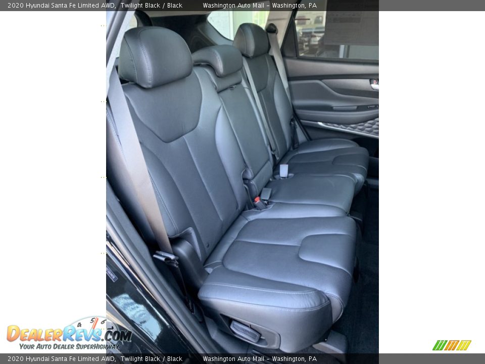 Rear Seat of 2020 Hyundai Santa Fe Limited AWD Photo #27
