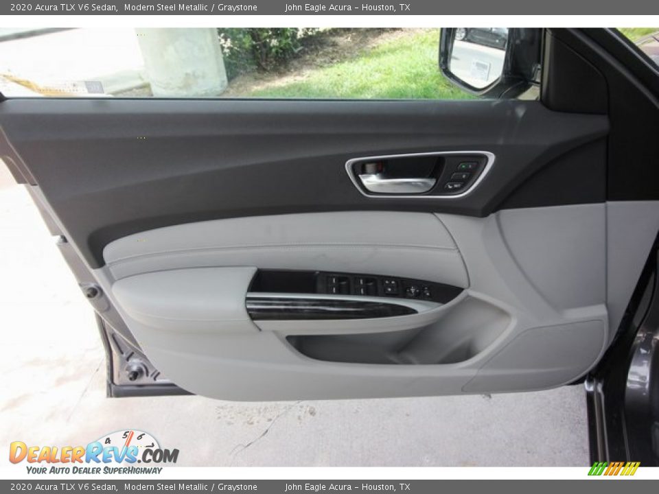 2020 Acura TLX V6 Sedan Modern Steel Metallic / Graystone Photo #15