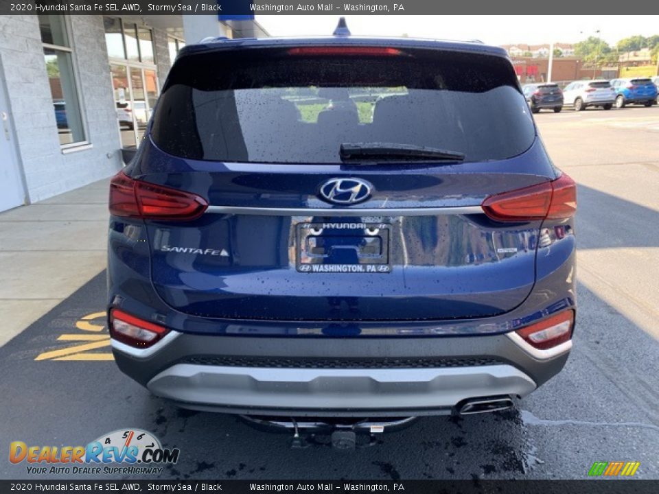 2020 Hyundai Santa Fe SEL AWD Stormy Sea / Black Photo #5