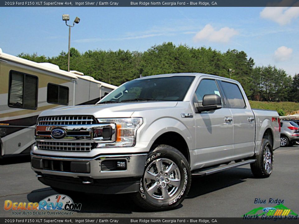 2019 Ford F150 XLT SuperCrew 4x4 Ingot Silver / Earth Gray Photo #1