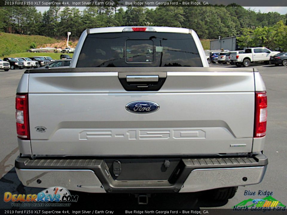 2019 Ford F150 XLT SuperCrew 4x4 Ingot Silver / Earth Gray Photo #4