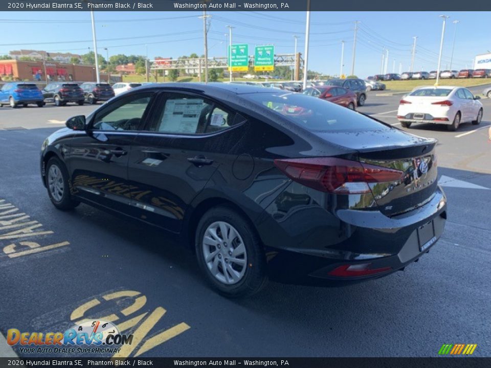 2020 Hyundai Elantra SE Phantom Black / Black Photo #6