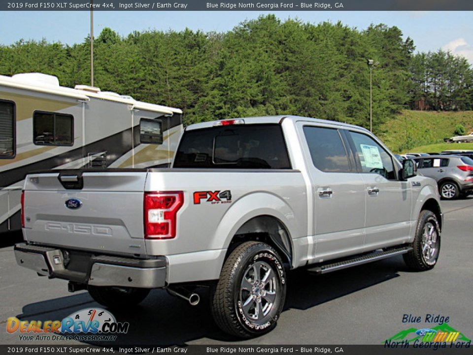 2019 Ford F150 XLT SuperCrew 4x4 Ingot Silver / Earth Gray Photo #5