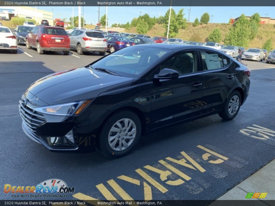 2020 Hyundai Elantra SE Phantom Black / Black Photo #7