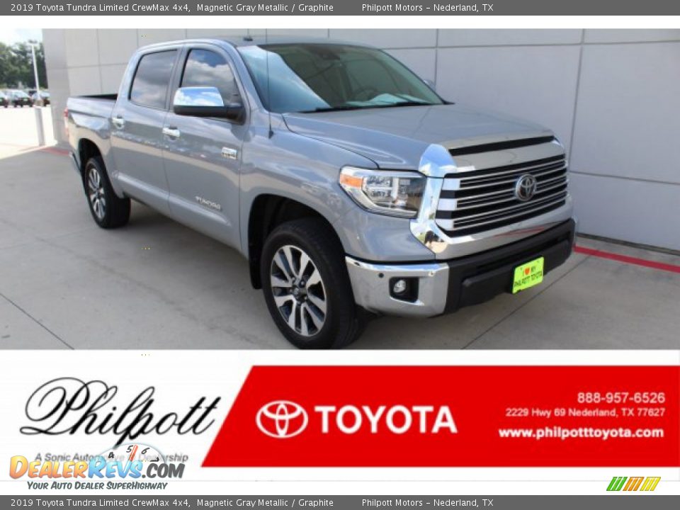 2019 Toyota Tundra Limited CrewMax 4x4 Magnetic Gray Metallic / Graphite Photo #1