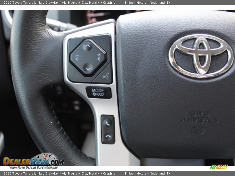 2019 Toyota Tundra Limited CrewMax 4x4 Magnetic Gray Metallic / Graphite Photo #17