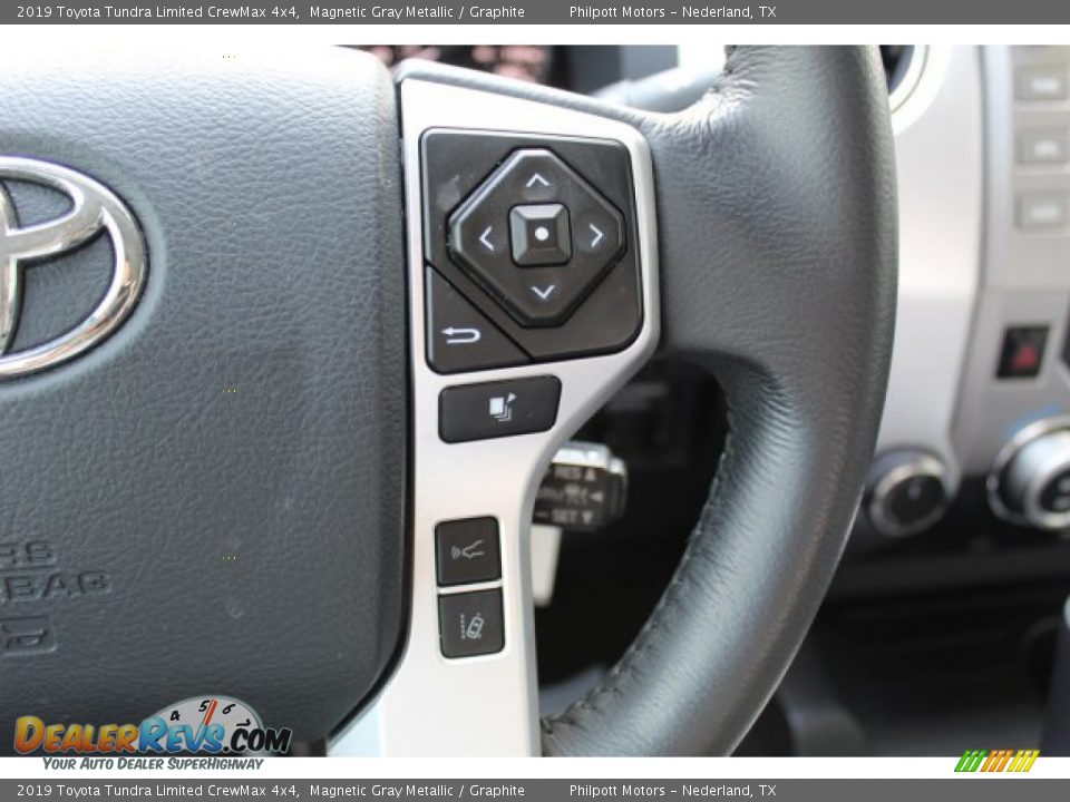 2019 Toyota Tundra Limited CrewMax 4x4 Magnetic Gray Metallic / Graphite Photo #18