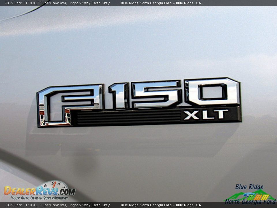 2019 Ford F150 XLT SuperCrew 4x4 Ingot Silver / Earth Gray Photo #36