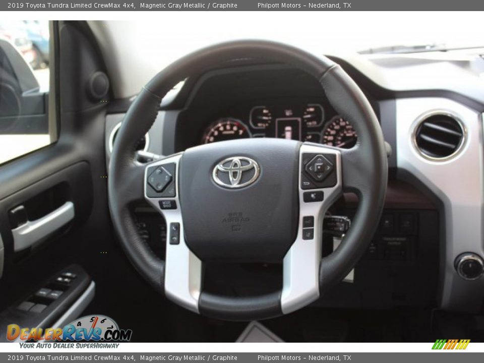 2019 Toyota Tundra Limited CrewMax 4x4 Magnetic Gray Metallic / Graphite Photo #28