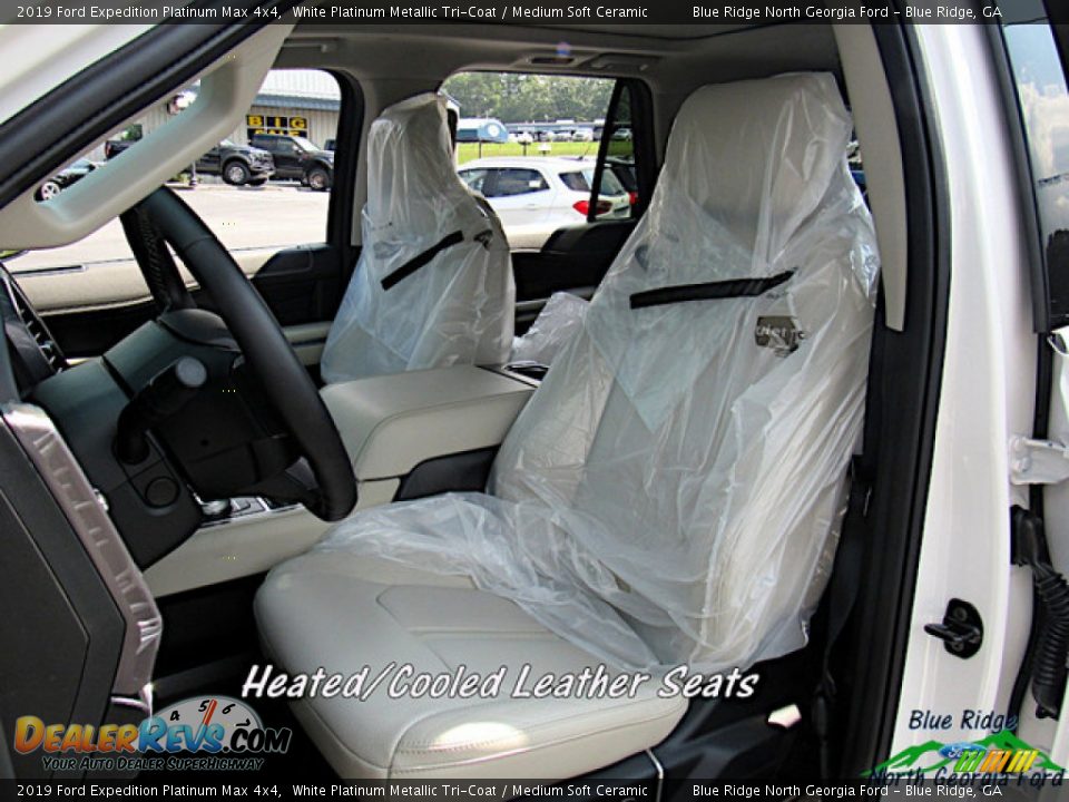2019 Ford Expedition Platinum Max 4x4 White Platinum Metallic Tri-Coat / Medium Soft Ceramic Photo #10