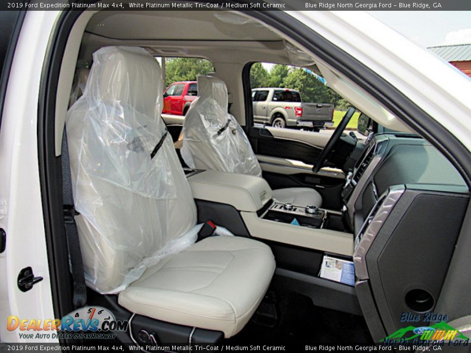 2019 Ford Expedition Platinum Max 4x4 White Platinum Metallic Tri-Coat / Medium Soft Ceramic Photo #11