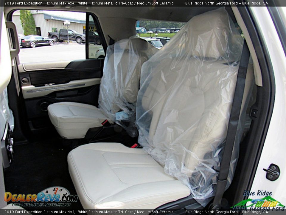 2019 Ford Expedition Platinum Max 4x4 White Platinum Metallic Tri-Coat / Medium Soft Ceramic Photo #12
