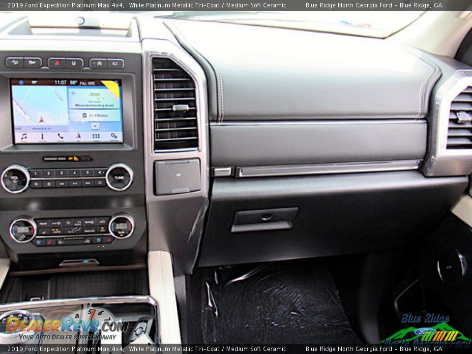 2019 Ford Expedition Platinum Max 4x4 White Platinum Metallic Tri-Coat / Medium Soft Ceramic Photo #19