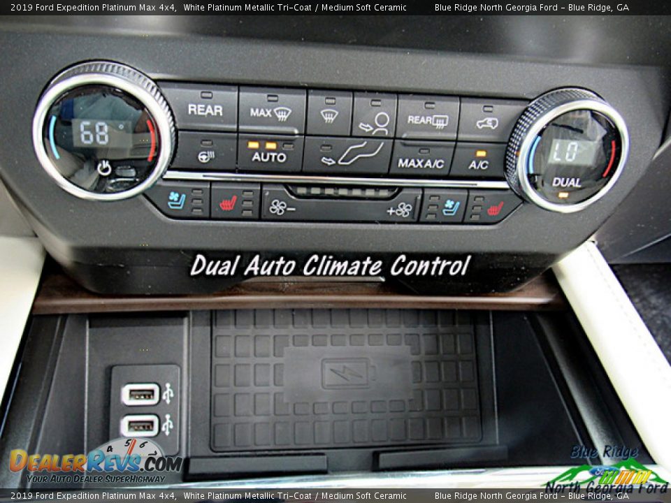2019 Ford Expedition Platinum Max 4x4 White Platinum Metallic Tri-Coat / Medium Soft Ceramic Photo #25