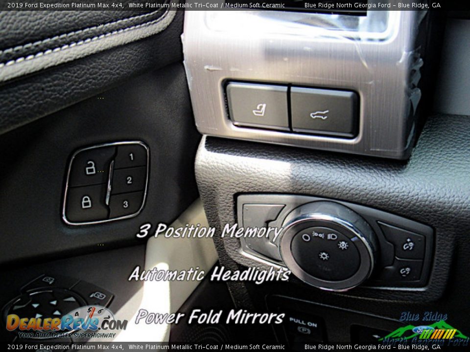 2019 Ford Expedition Platinum Max 4x4 White Platinum Metallic Tri-Coat / Medium Soft Ceramic Photo #27