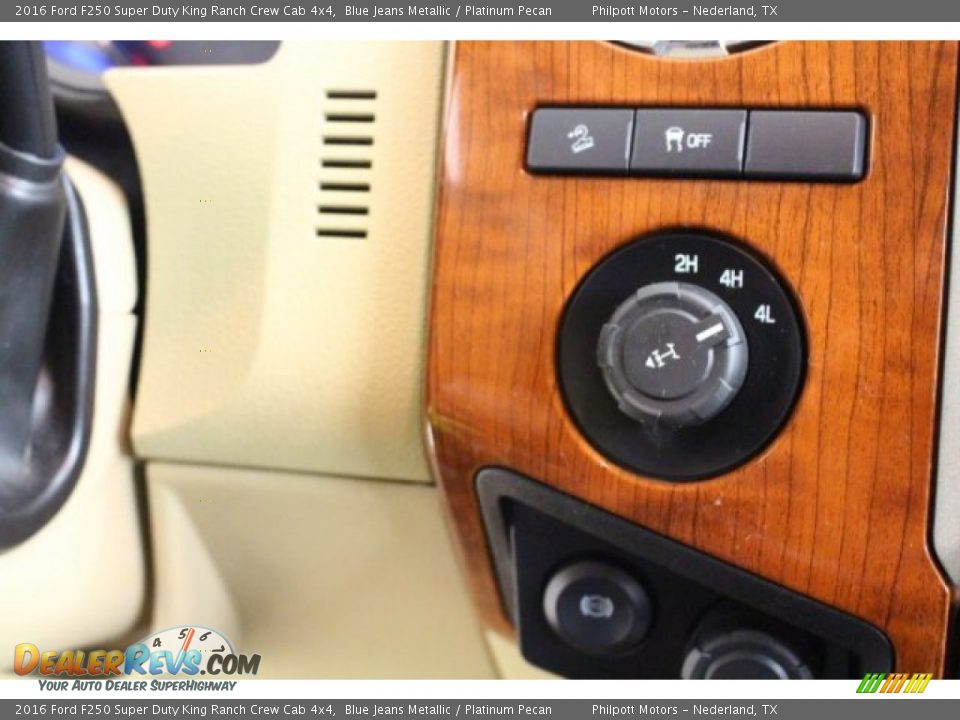 2016 Ford F250 Super Duty King Ranch Crew Cab 4x4 Blue Jeans Metallic / Platinum Pecan Photo #18