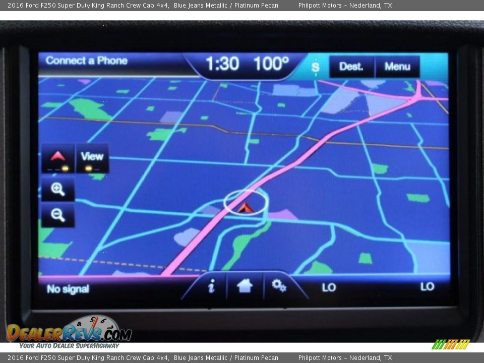 2016 Ford F250 Super Duty King Ranch Crew Cab 4x4 Blue Jeans Metallic / Platinum Pecan Photo #19