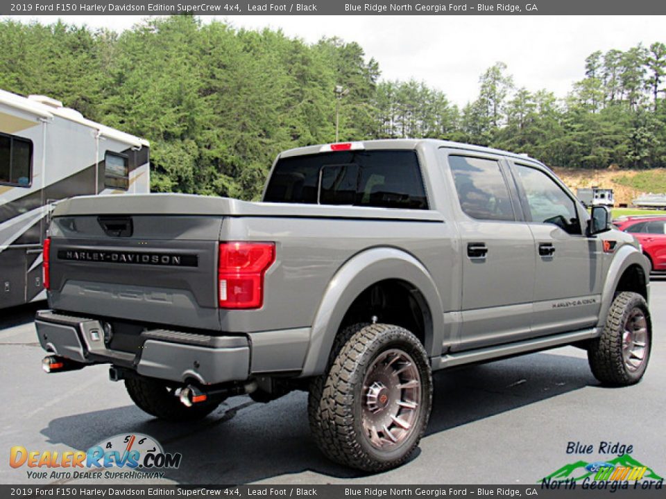 2019 Ford F150 Harley Davidson Edition SuperCrew 4x4 Lead Foot / Black Photo #5