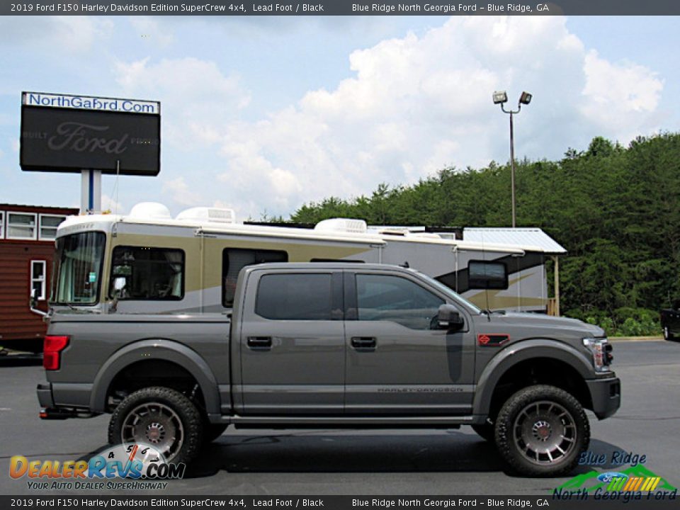 2019 Ford F150 Harley Davidson Edition SuperCrew 4x4 Lead Foot / Black Photo #6