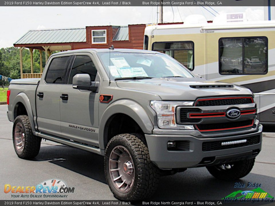 2019 Ford F150 Harley Davidson Edition SuperCrew 4x4 Lead Foot / Black Photo #7