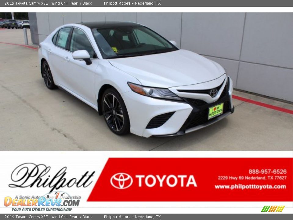 2019 Toyota Camry XSE Wind Chill Pearl / Black Photo #1