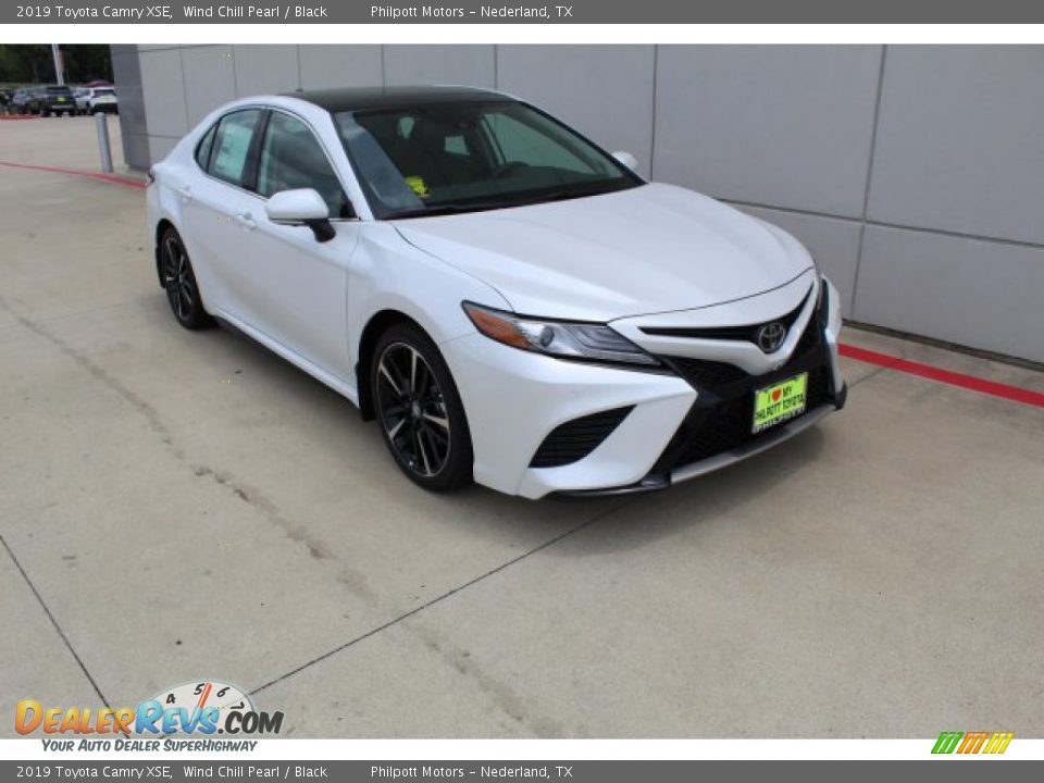 2019 Toyota Camry XSE Wind Chill Pearl / Black Photo #2