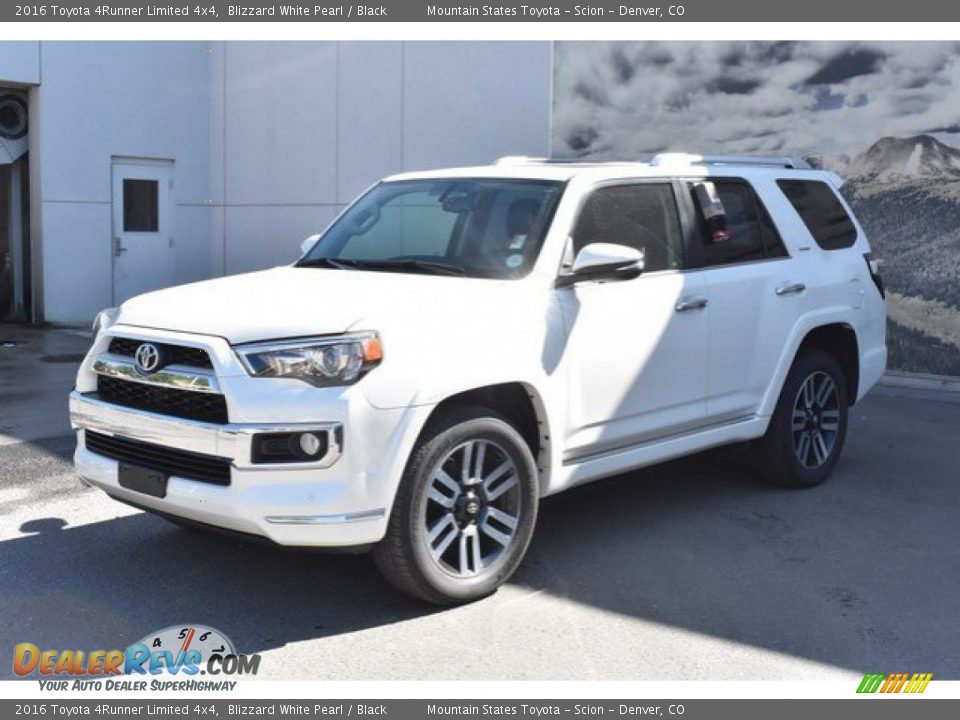 2016 Toyota 4Runner Limited 4x4 Blizzard White Pearl / Black Photo #2