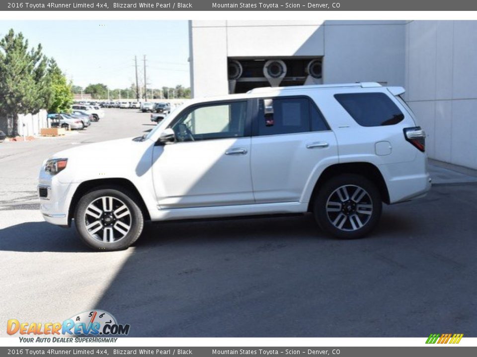 2016 Toyota 4Runner Limited 4x4 Blizzard White Pearl / Black Photo #3