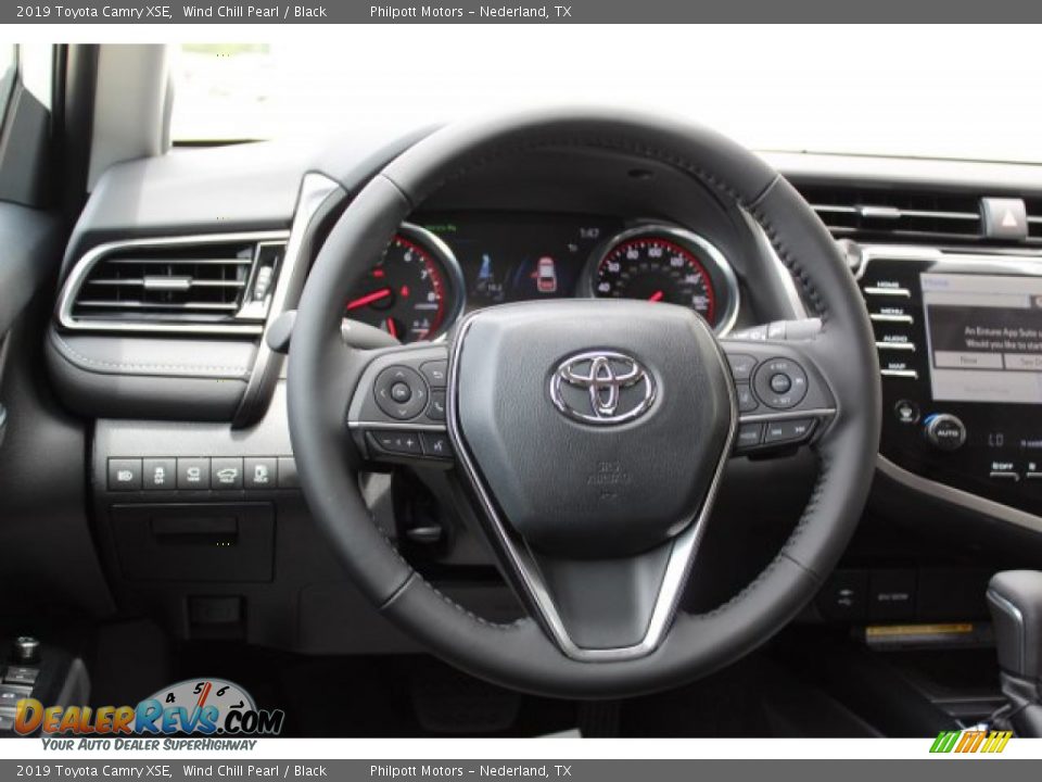 2019 Toyota Camry XSE Wind Chill Pearl / Black Photo #18