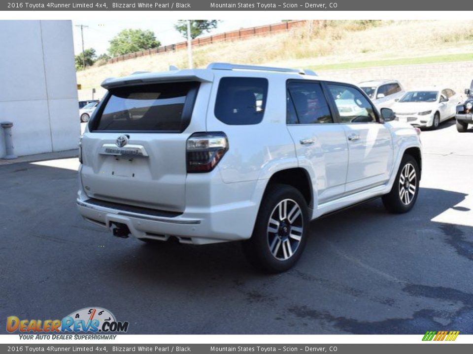 2016 Toyota 4Runner Limited 4x4 Blizzard White Pearl / Black Photo #6