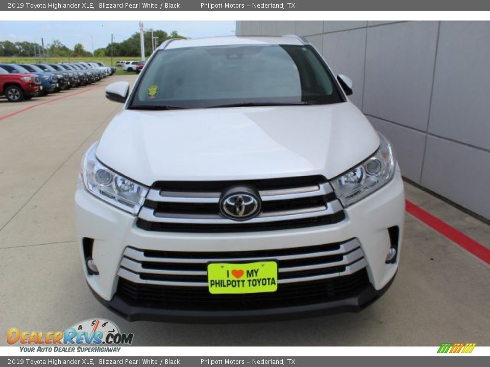 2019 Toyota Highlander XLE Blizzard Pearl White / Black Photo #3