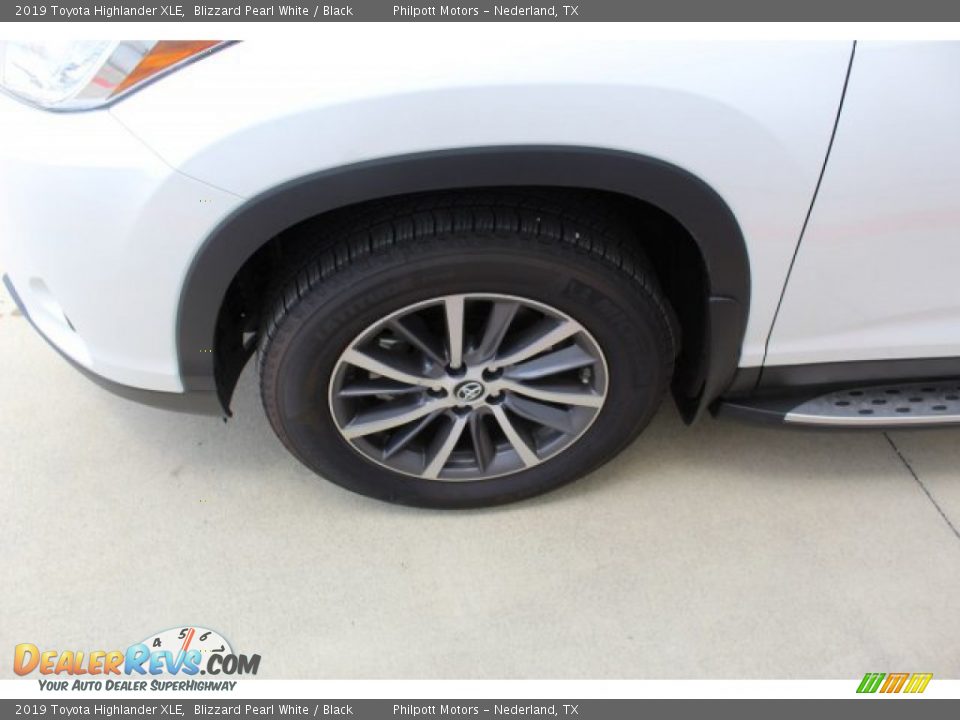 2019 Toyota Highlander XLE Blizzard Pearl White / Black Photo #5